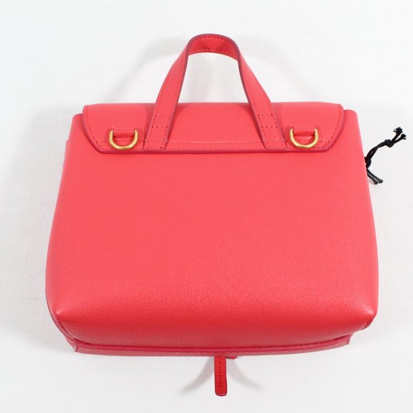 Mansur Gavriel Mini Soft Lady Leather Bag - Strawberry Red - Picture 8 of 13